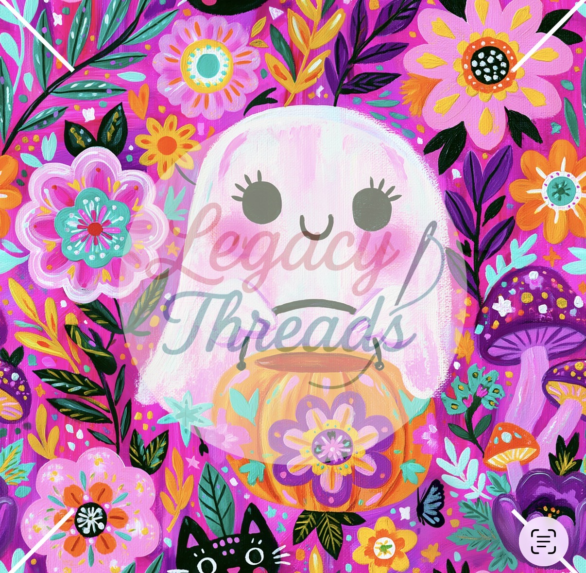 Bright Ghost Floral