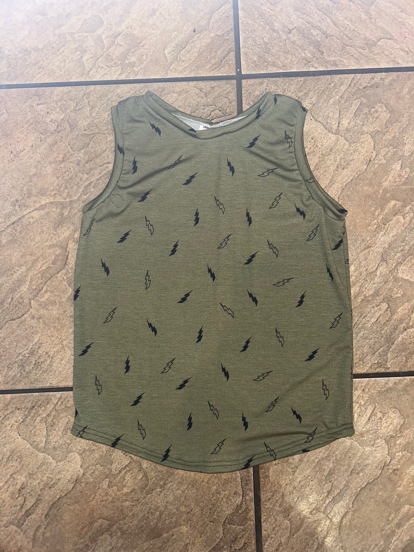 Size 10 Lightning Bolt Tank