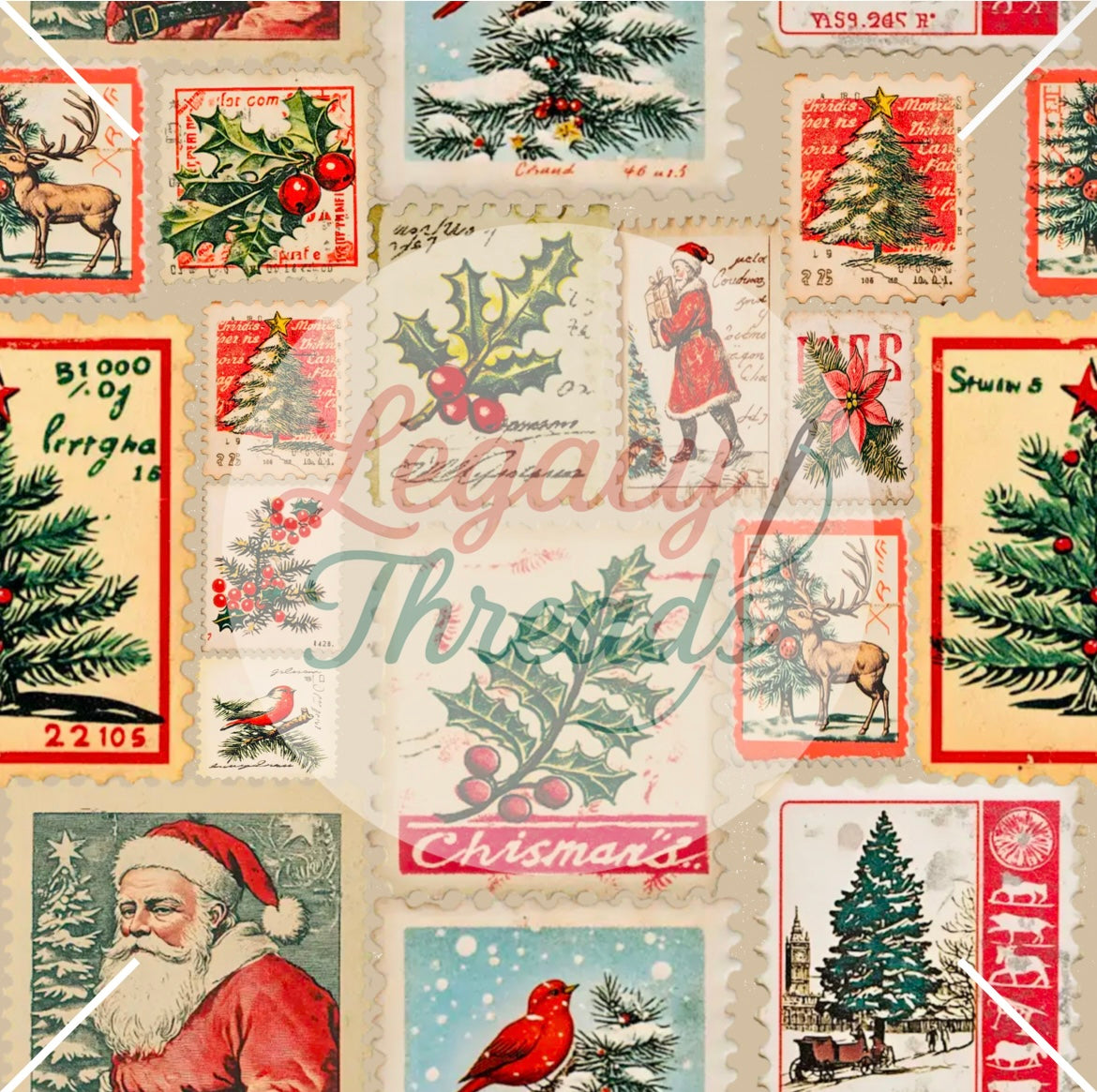 Christmas Vintage Stamps