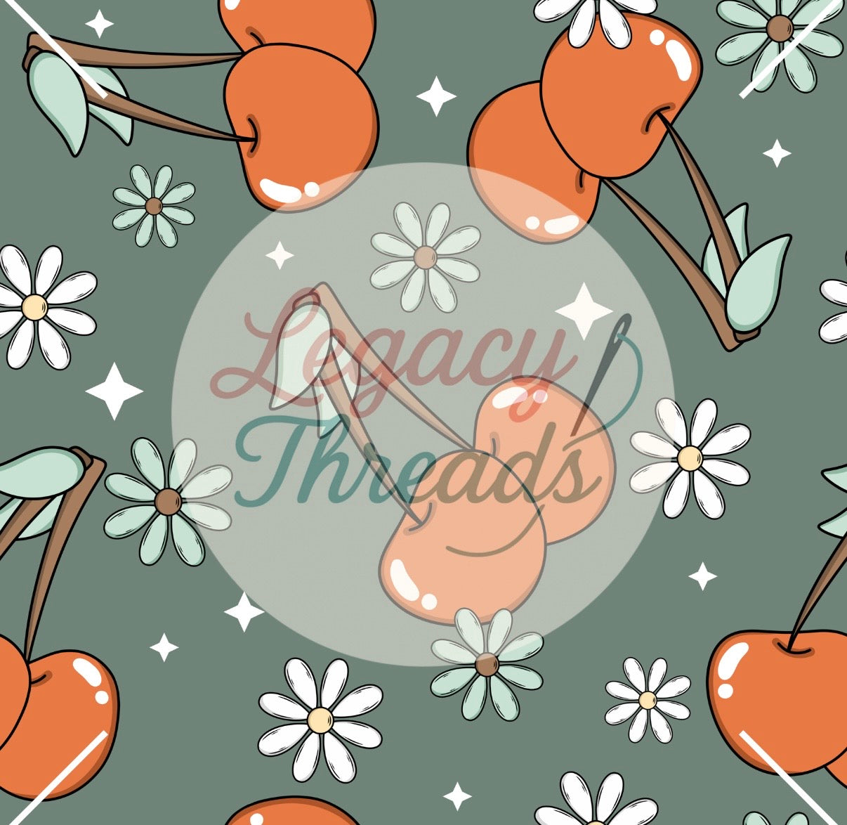 Cherries & Flowers