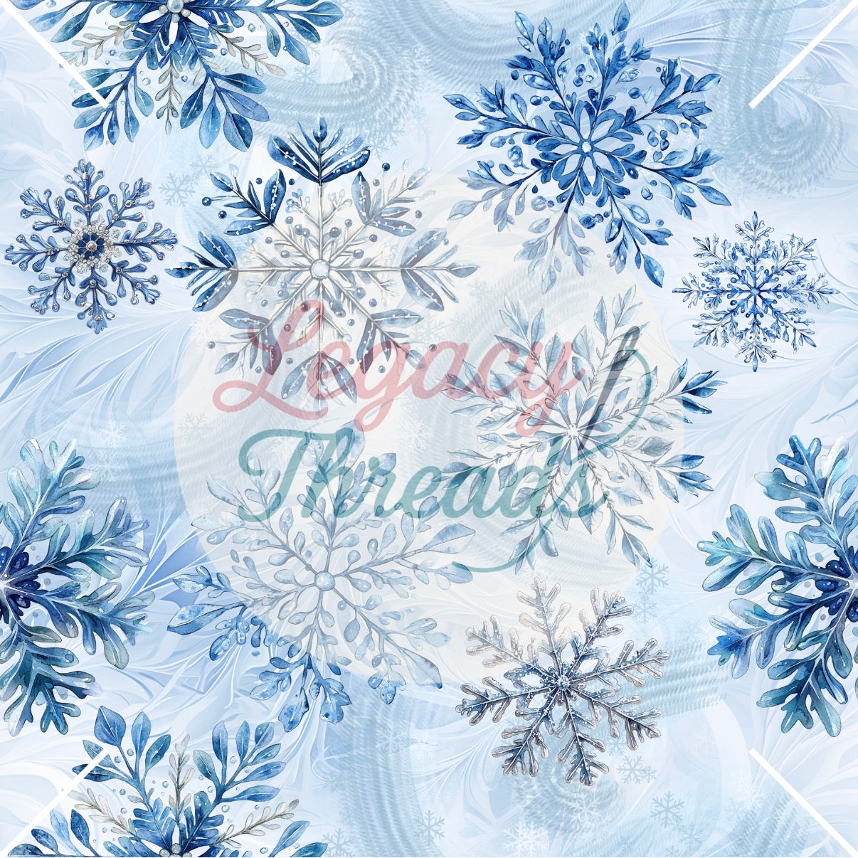 Blue Snowflakes