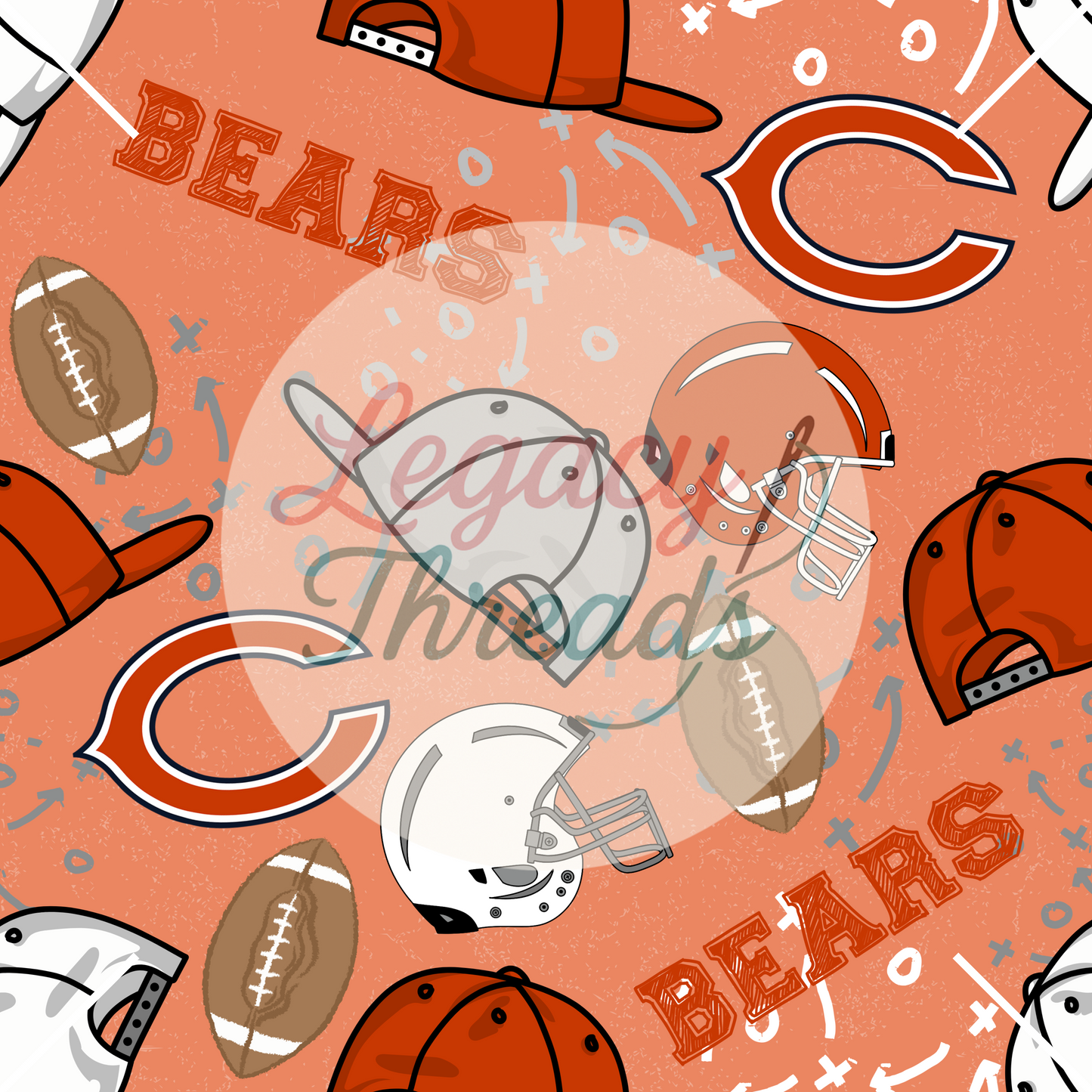 NFL Football Snap Backs (Variants)