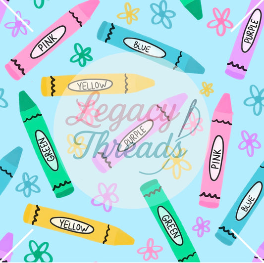 Girl Crayon