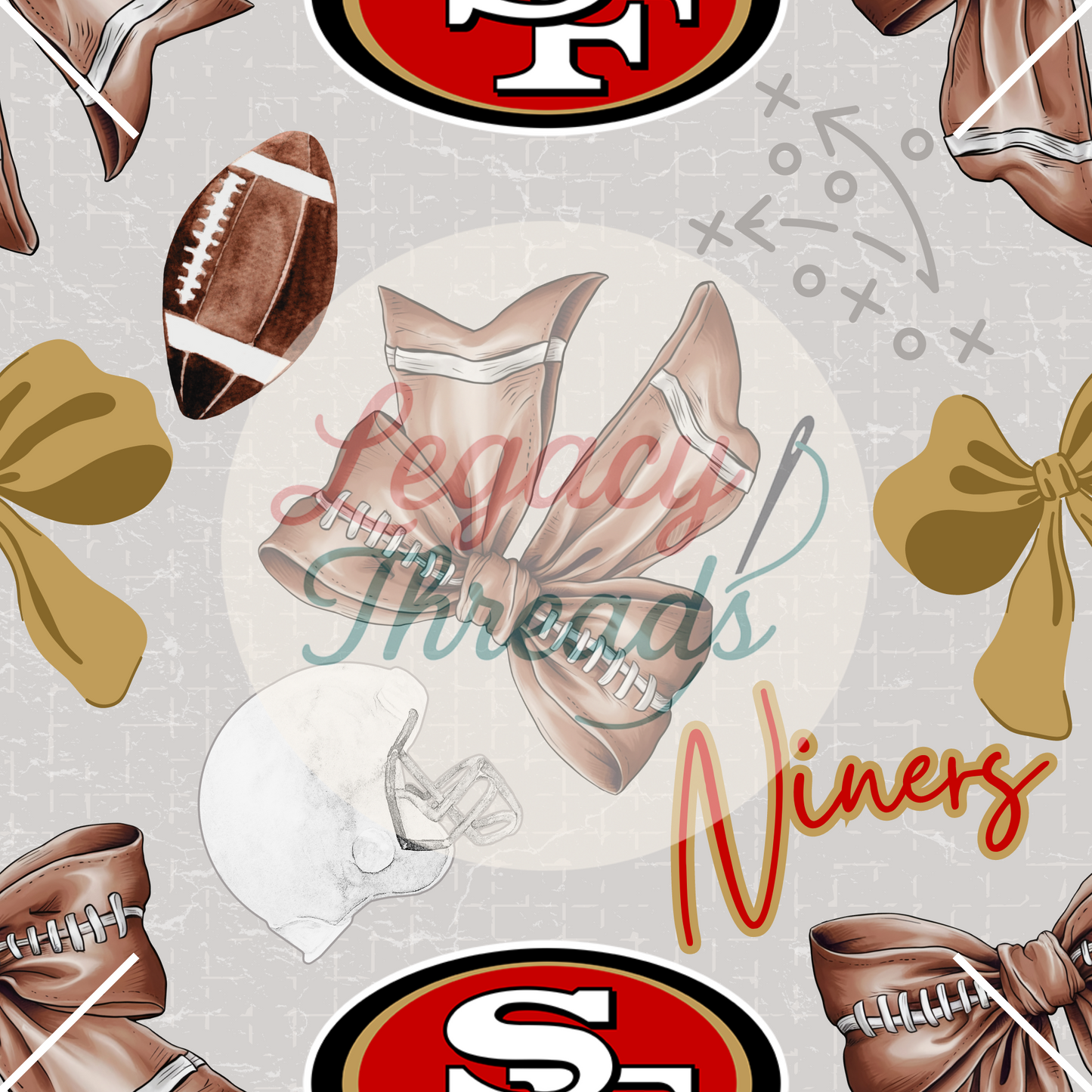 NFL Football Bows (Variants)