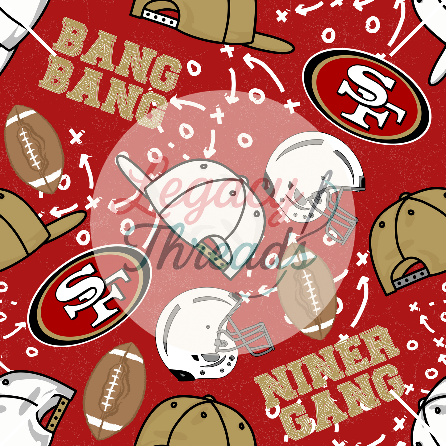 NFL Football Snap Backs (Variants)