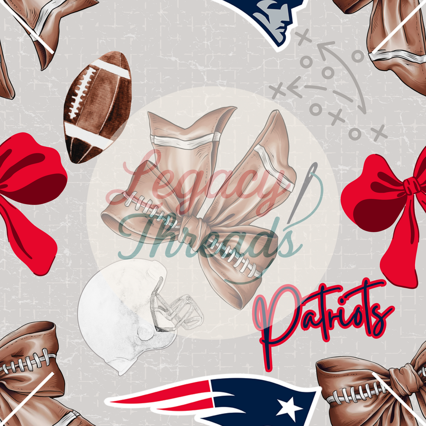 NFL Football Bows (Variants)