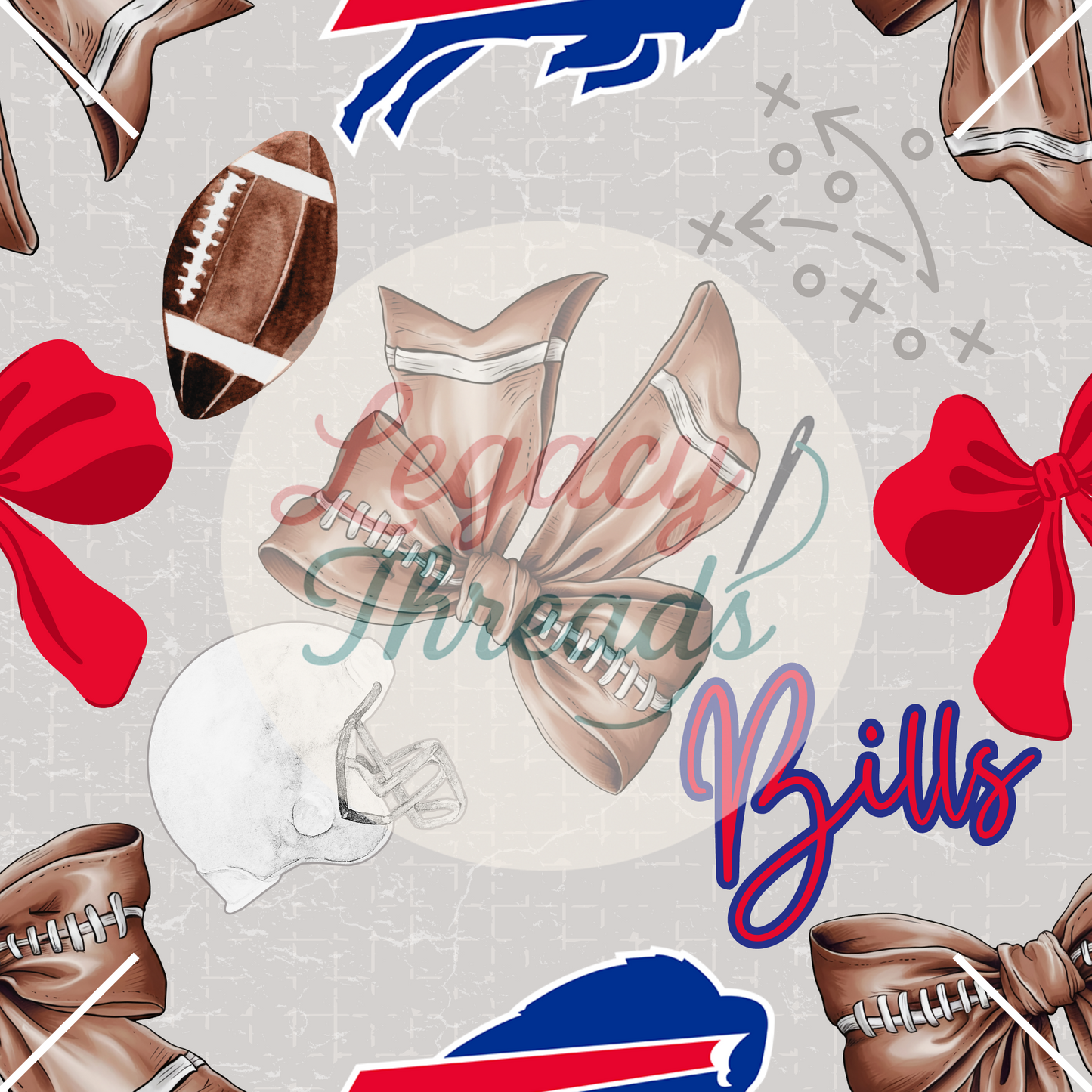 NFL Football Bows (Variants)