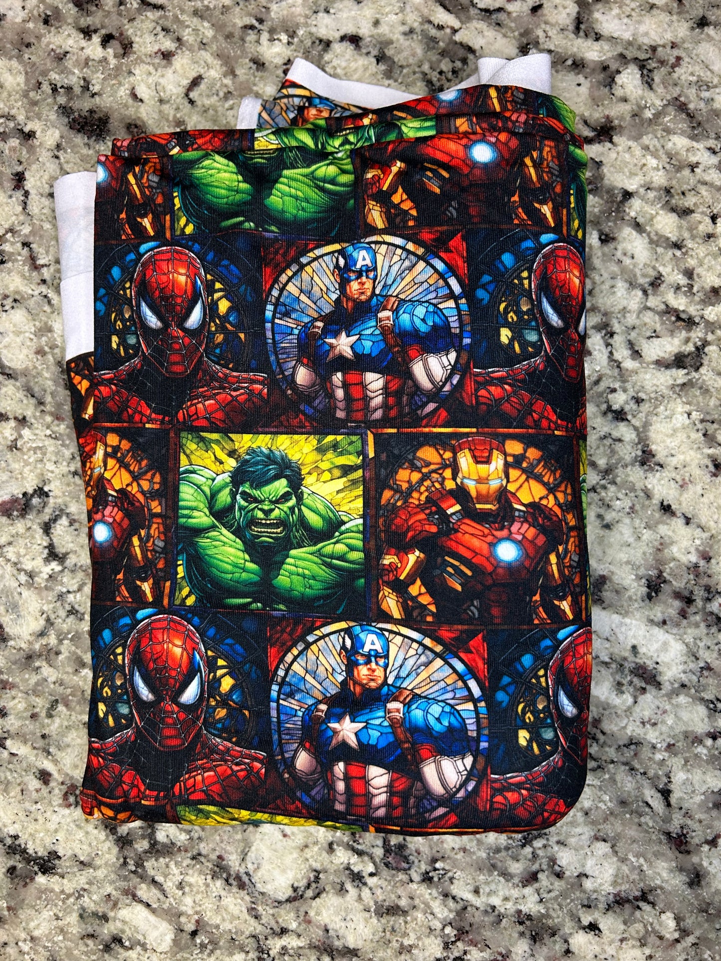 Stained Glass Super Hero