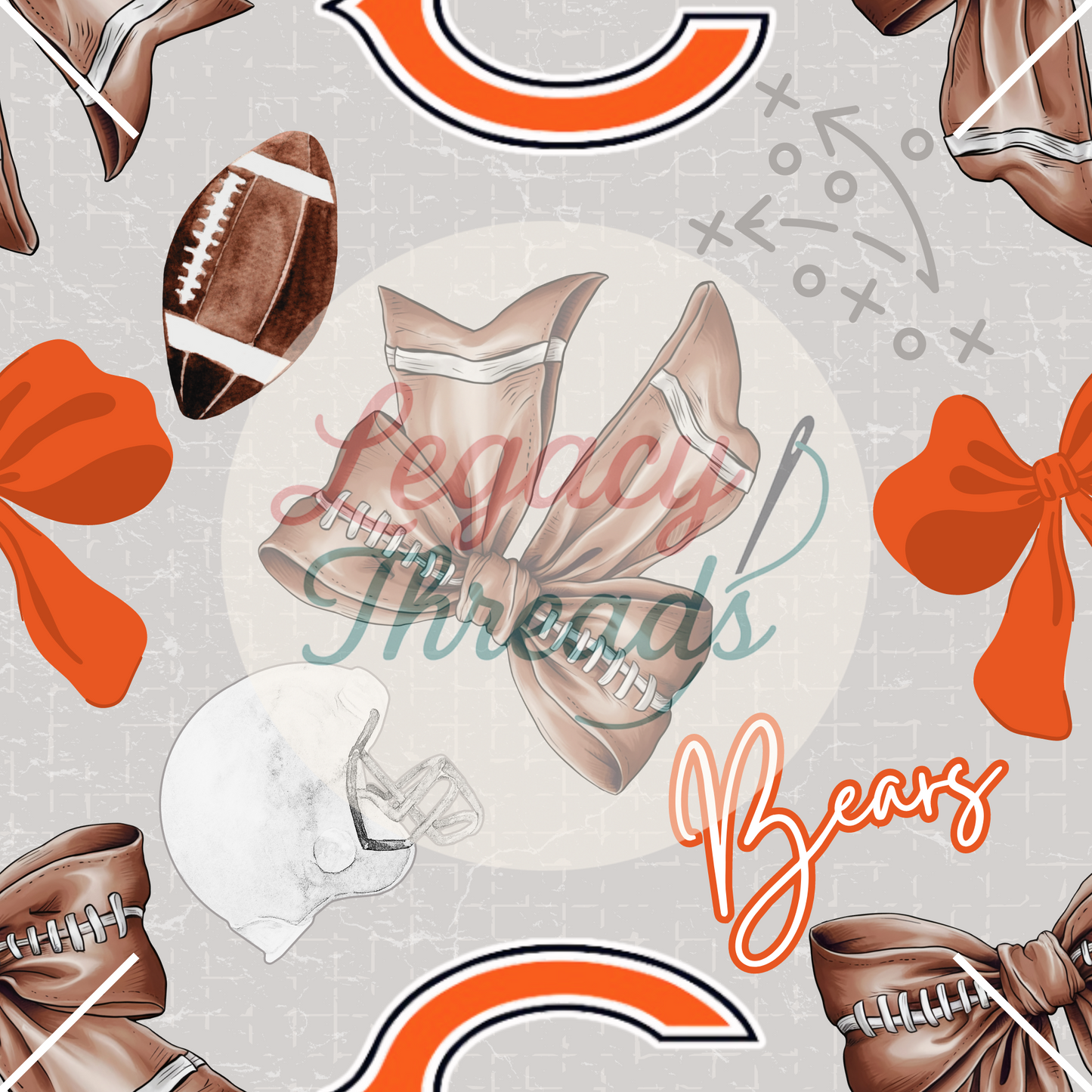 NFL Football Bows (Variants)
