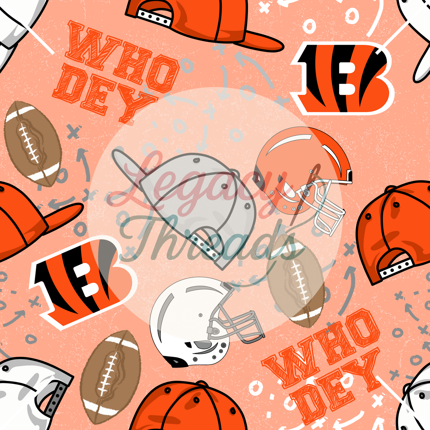 NFL Football Snap Backs (Variants)