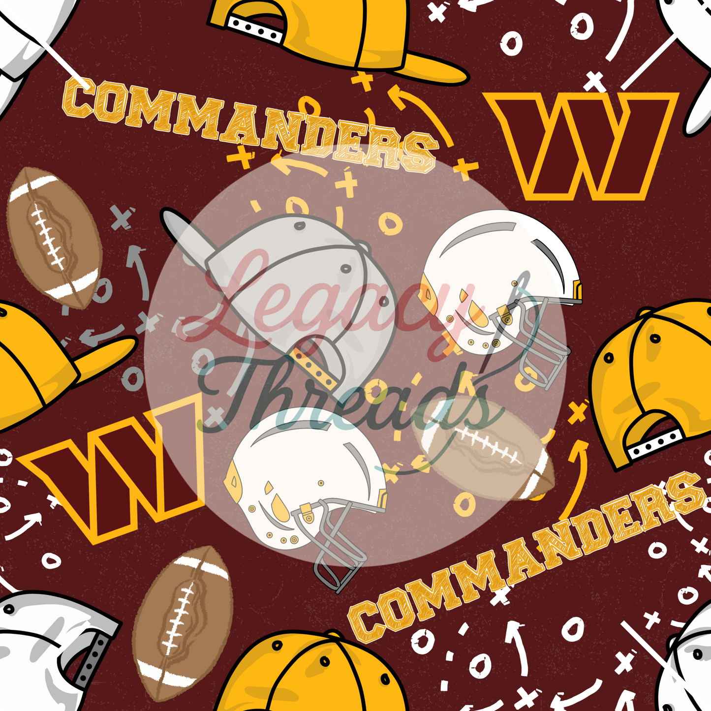 NFL Football Snap Backs (Variants)