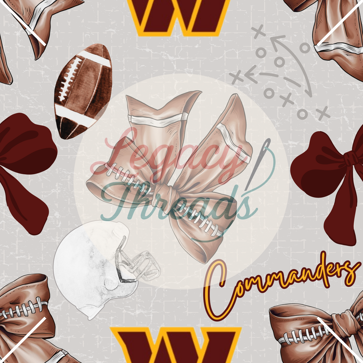 NFL Football Bows (Variants)