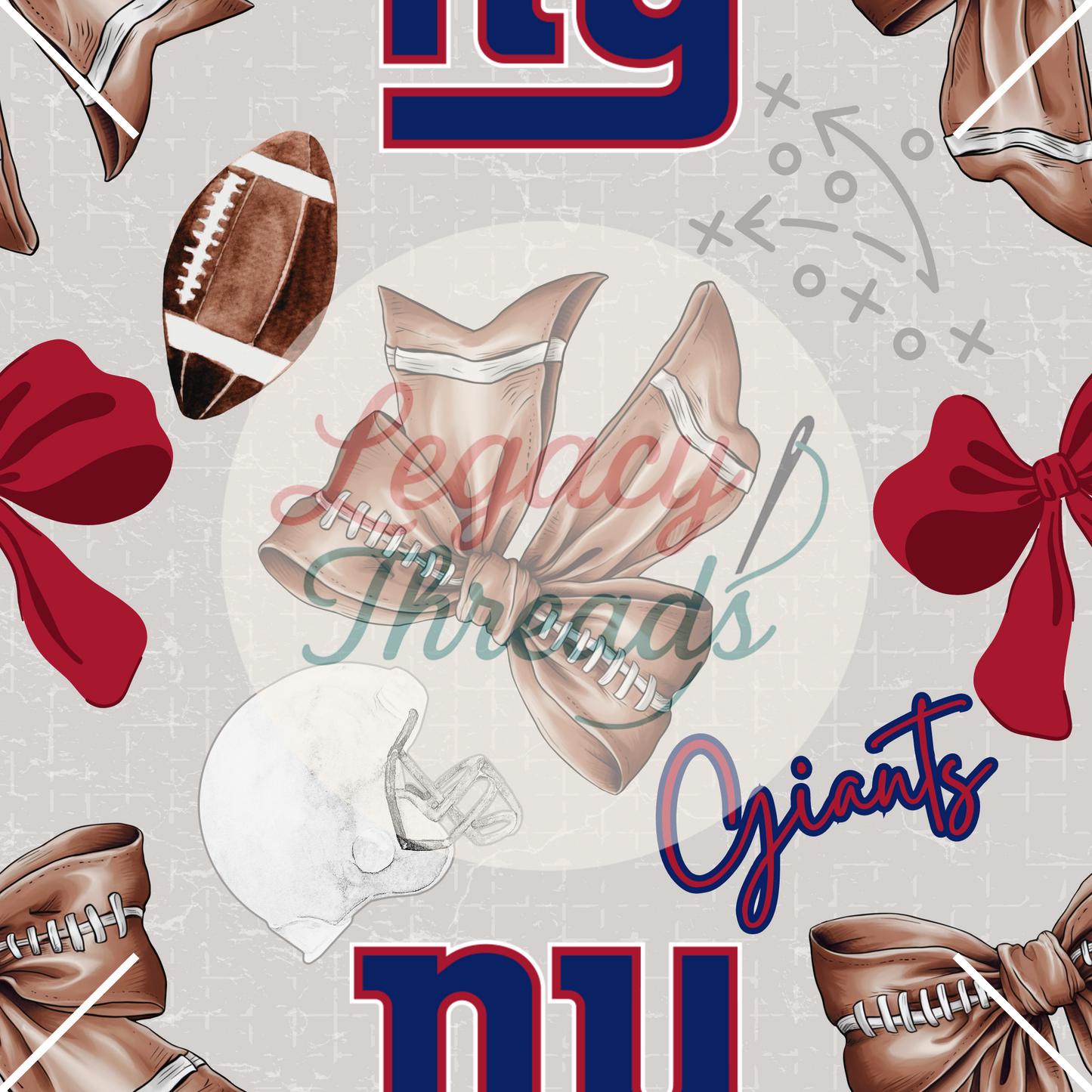 NFL Football Bows (Variants)