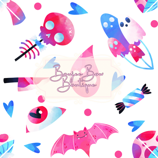 Pink & Blue Ghost