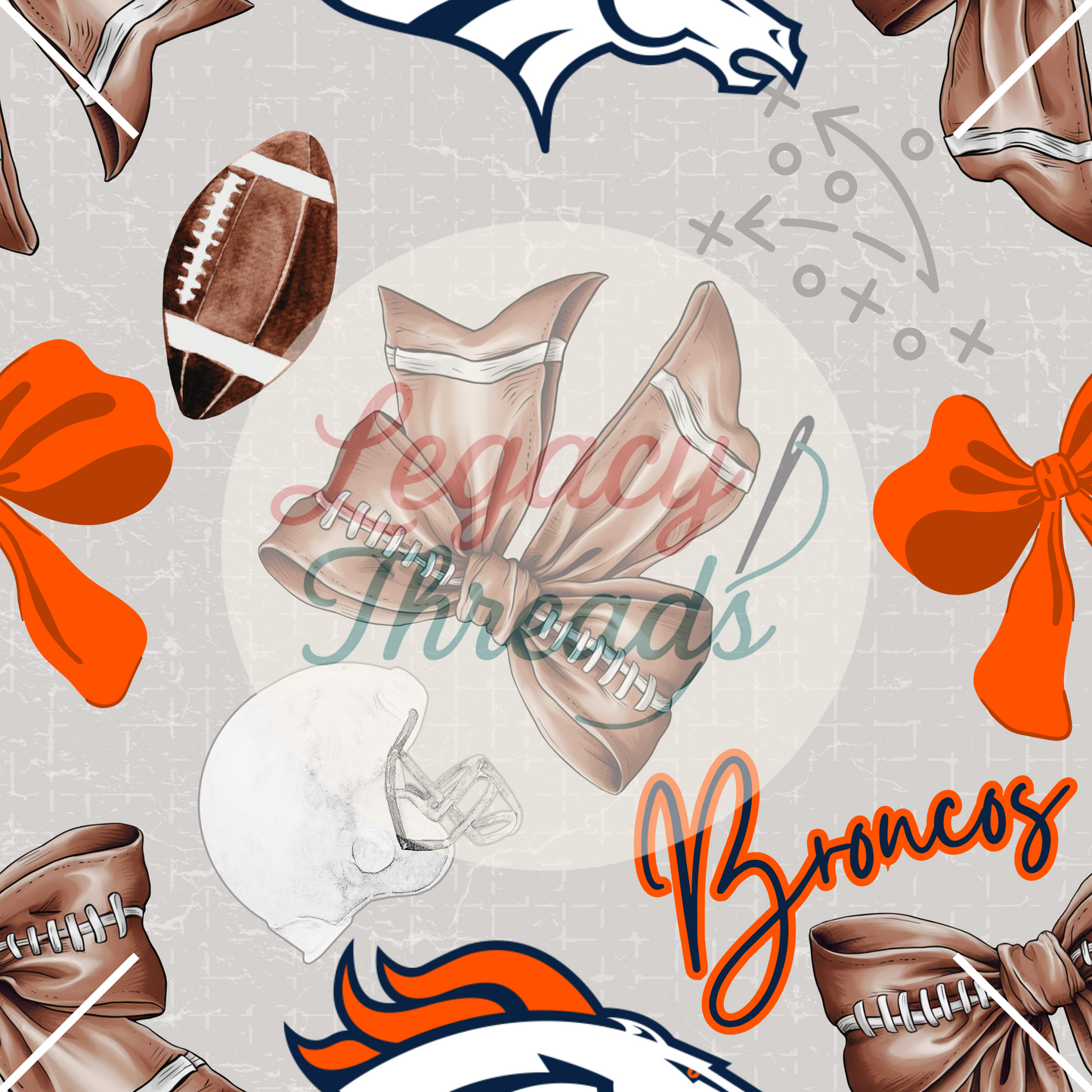 NFL Football Bows (Variants)
