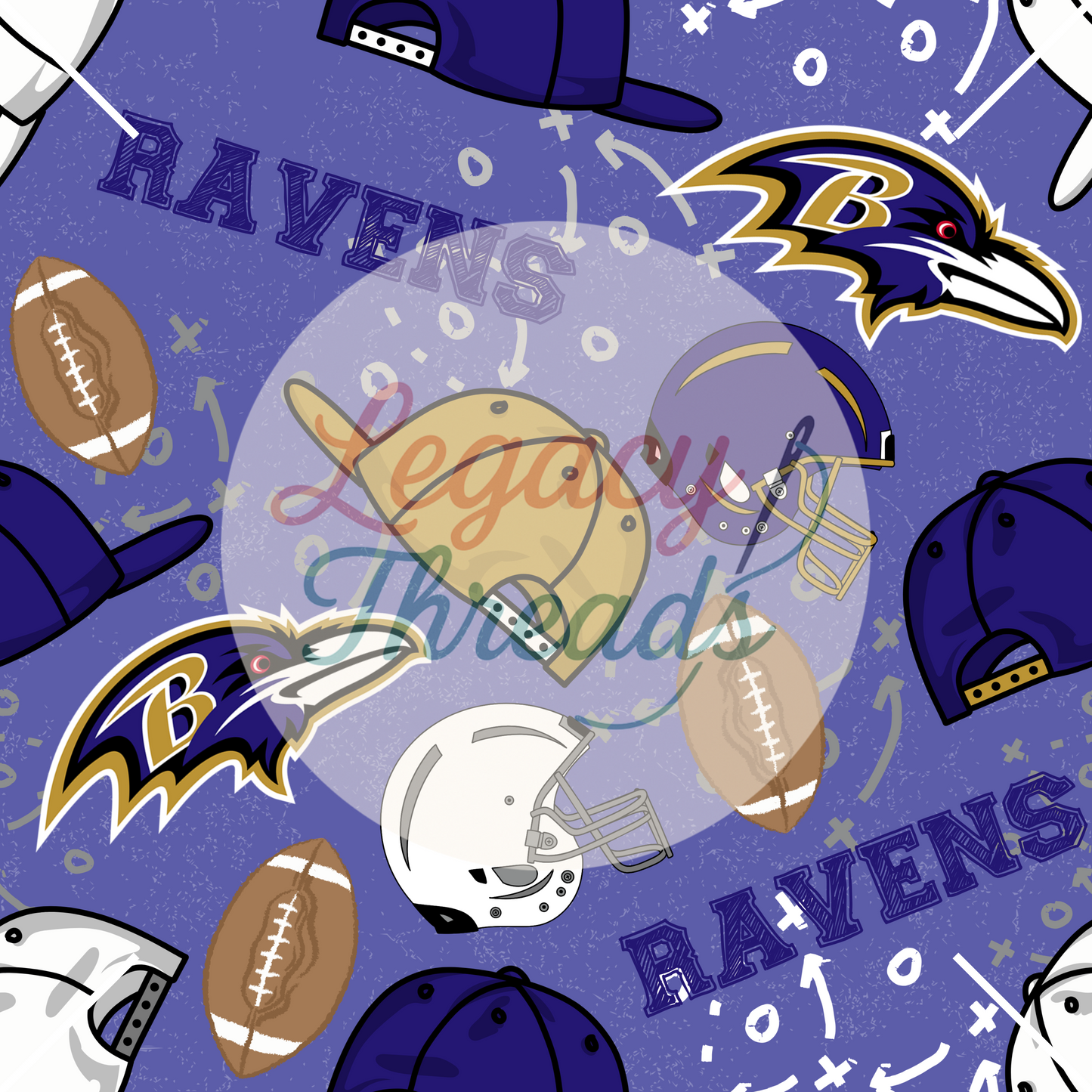 NFL Football Snap Backs (Variants)
