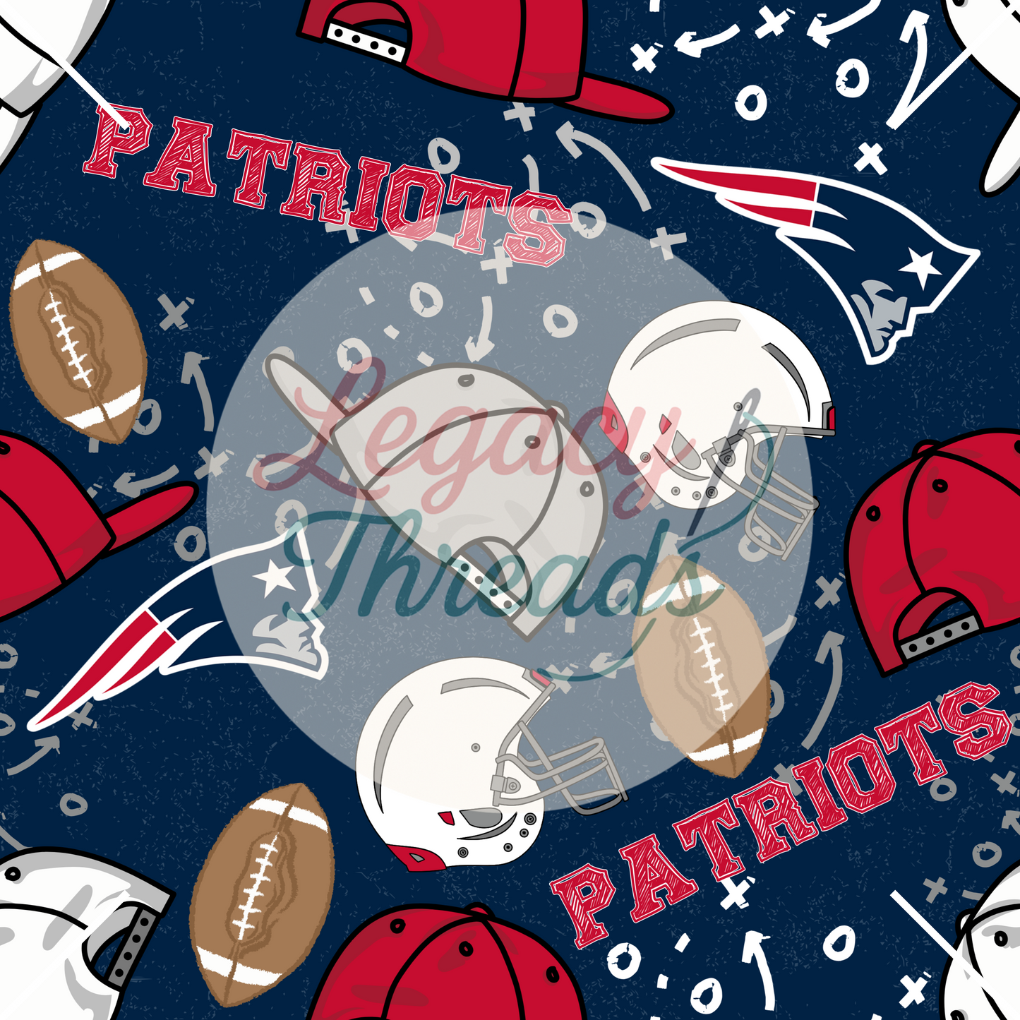 NFL Football Snap Backs (Variants)