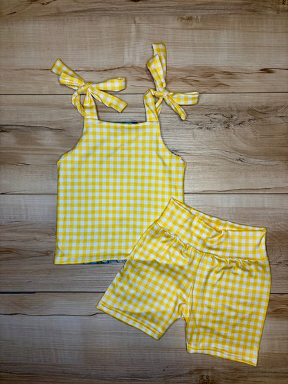 RTS -3t Margo Tank w/tie Straps & Bikers (reversable top)