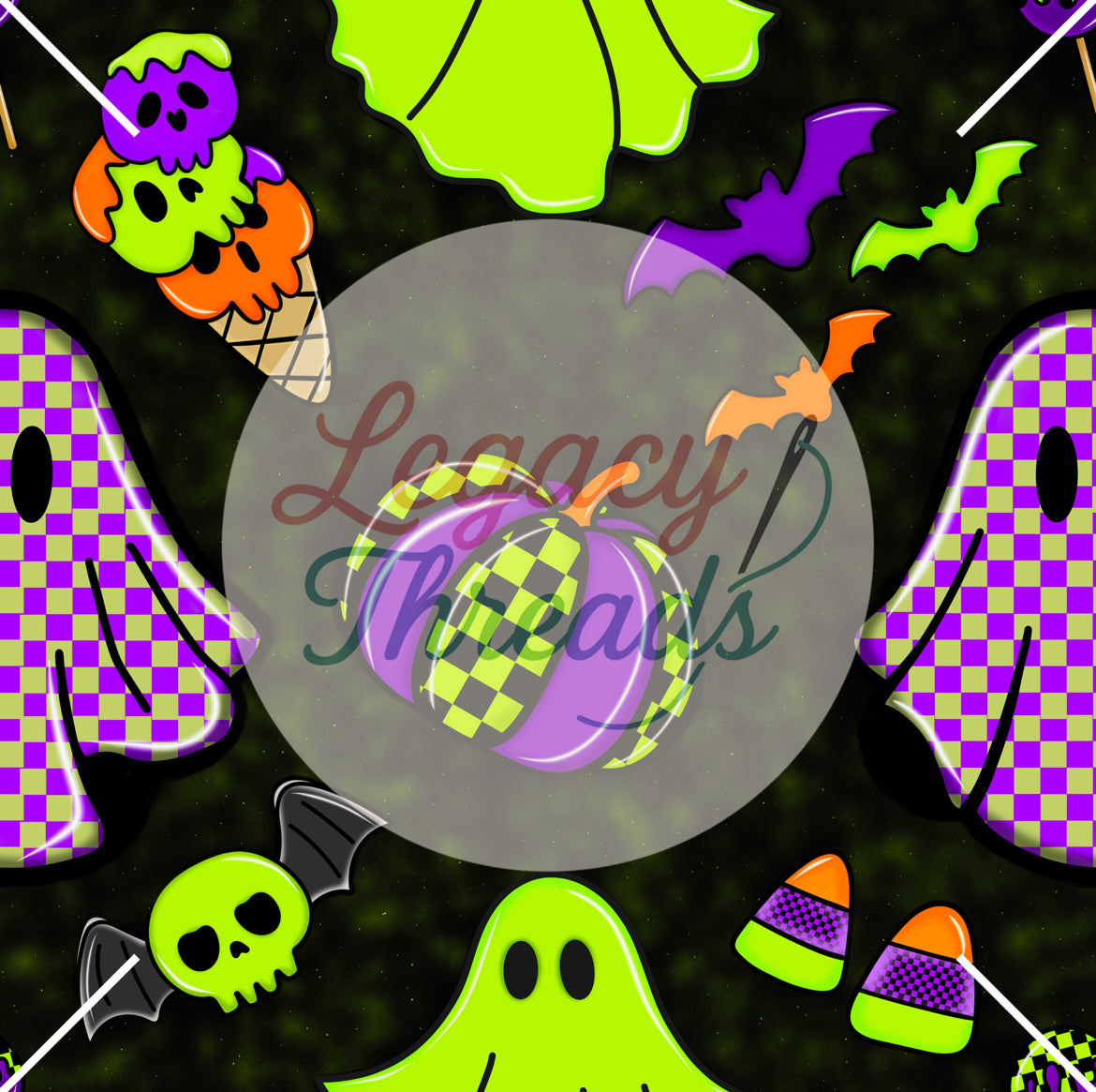 Halloween Neon Ghost