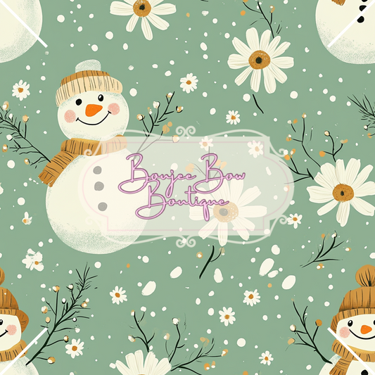 Floral Snowman