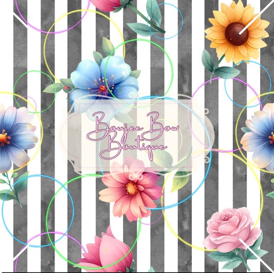 Floral Stripe