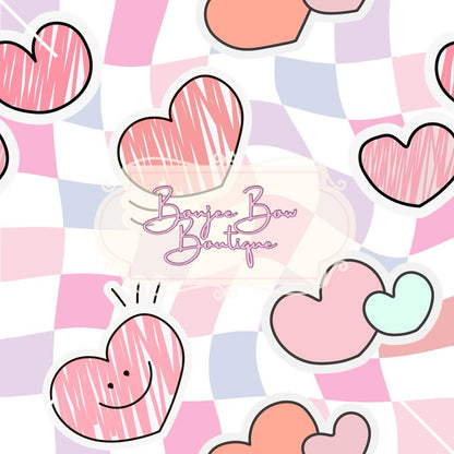 Checkered Hearts