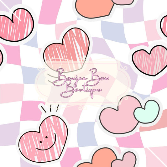 Checkered Hearts