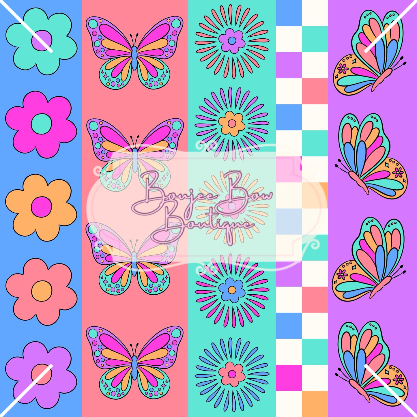 Cute Butterfly Stripes