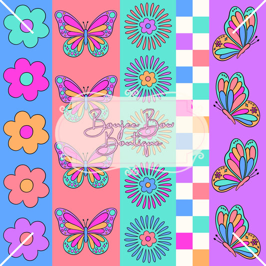 Cute Butterfly Stripes
