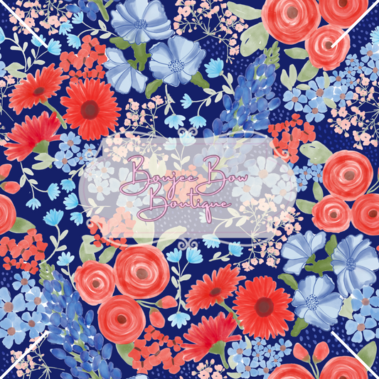 RWB Floral (Leather)