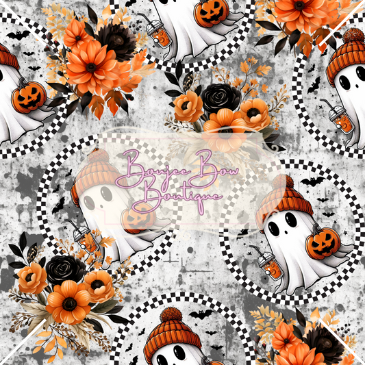 Cute Floral Ghost
