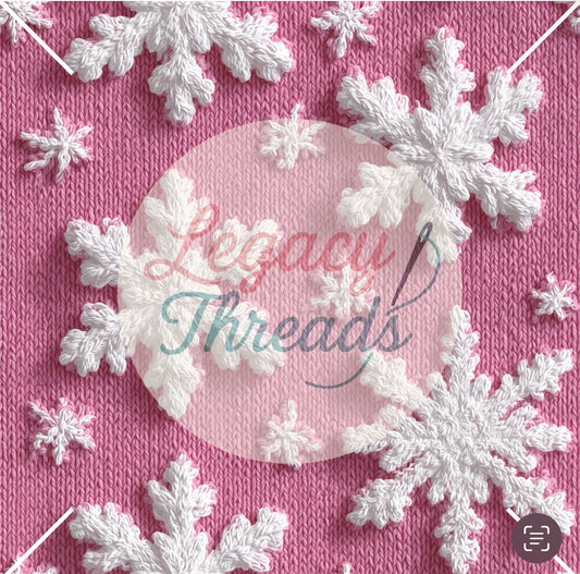 Pink Snowflake