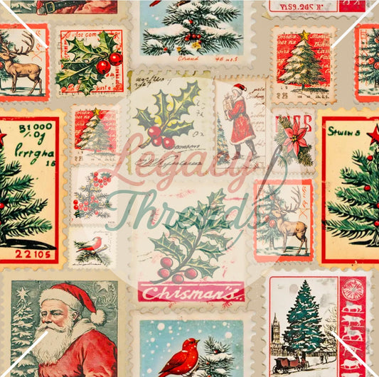 Christmas Vintage Stamps