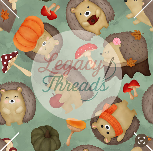 Fall Hedgehogs