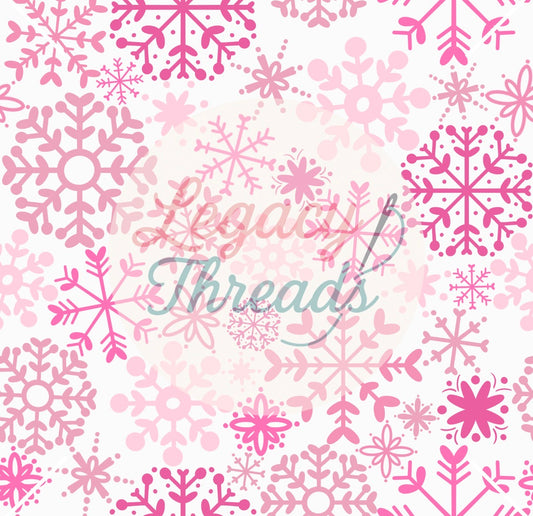 Pink Snowflakes