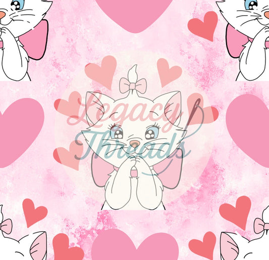 Kitty and Hearts