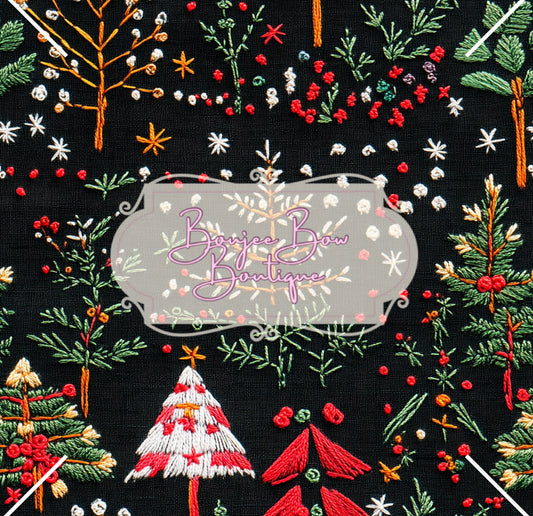 Knit Christmas Trees