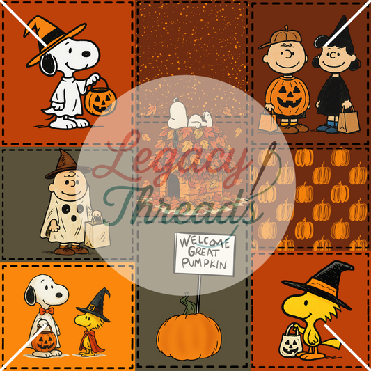 Snoopy Fall Patchwork
