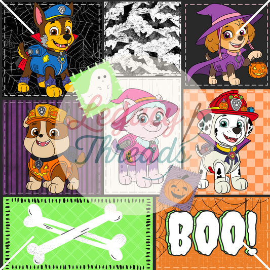 Paw Patrol Halloween Patchwork