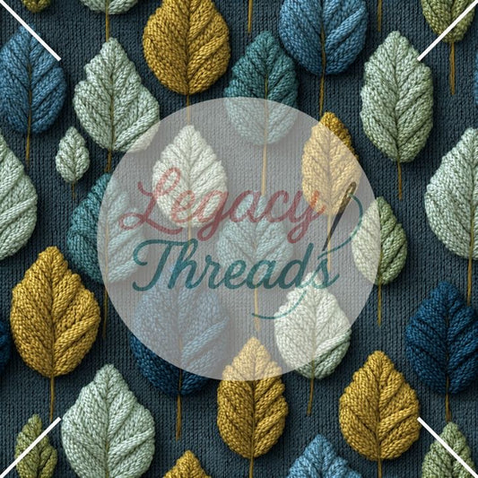 Embroider Leaf