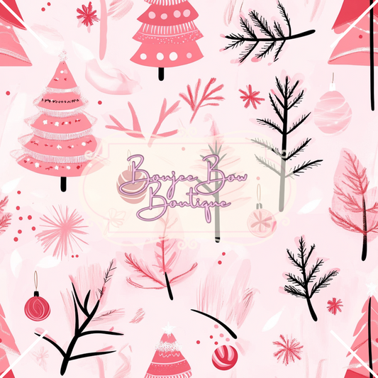Pink Christmas Trees