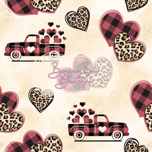 Plaid Cheetah Truck