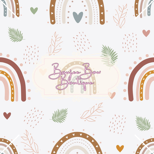 Boho Rainbows & Leaves
