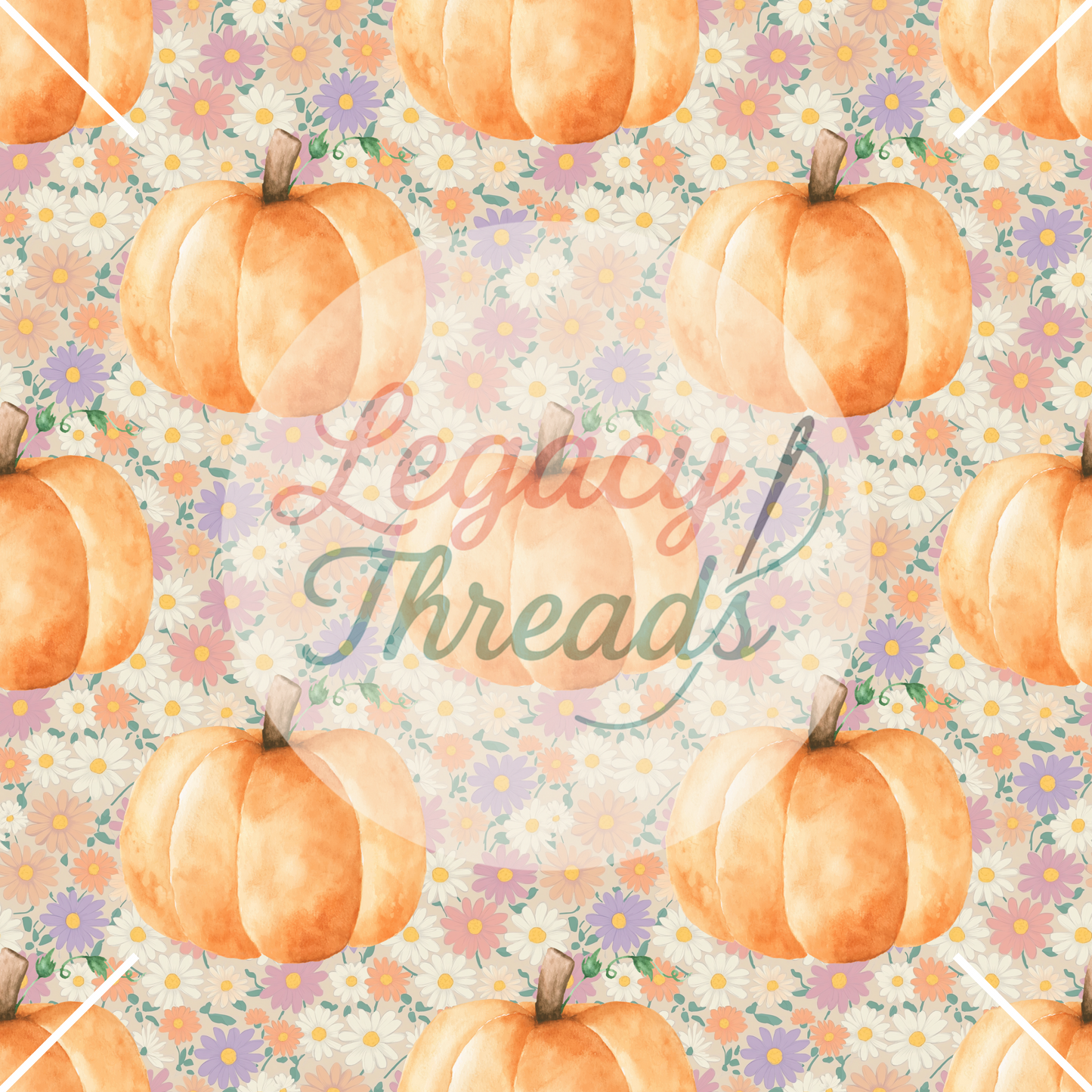 Pumpkin Florals