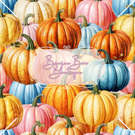 Pastel Fall Pumpkins