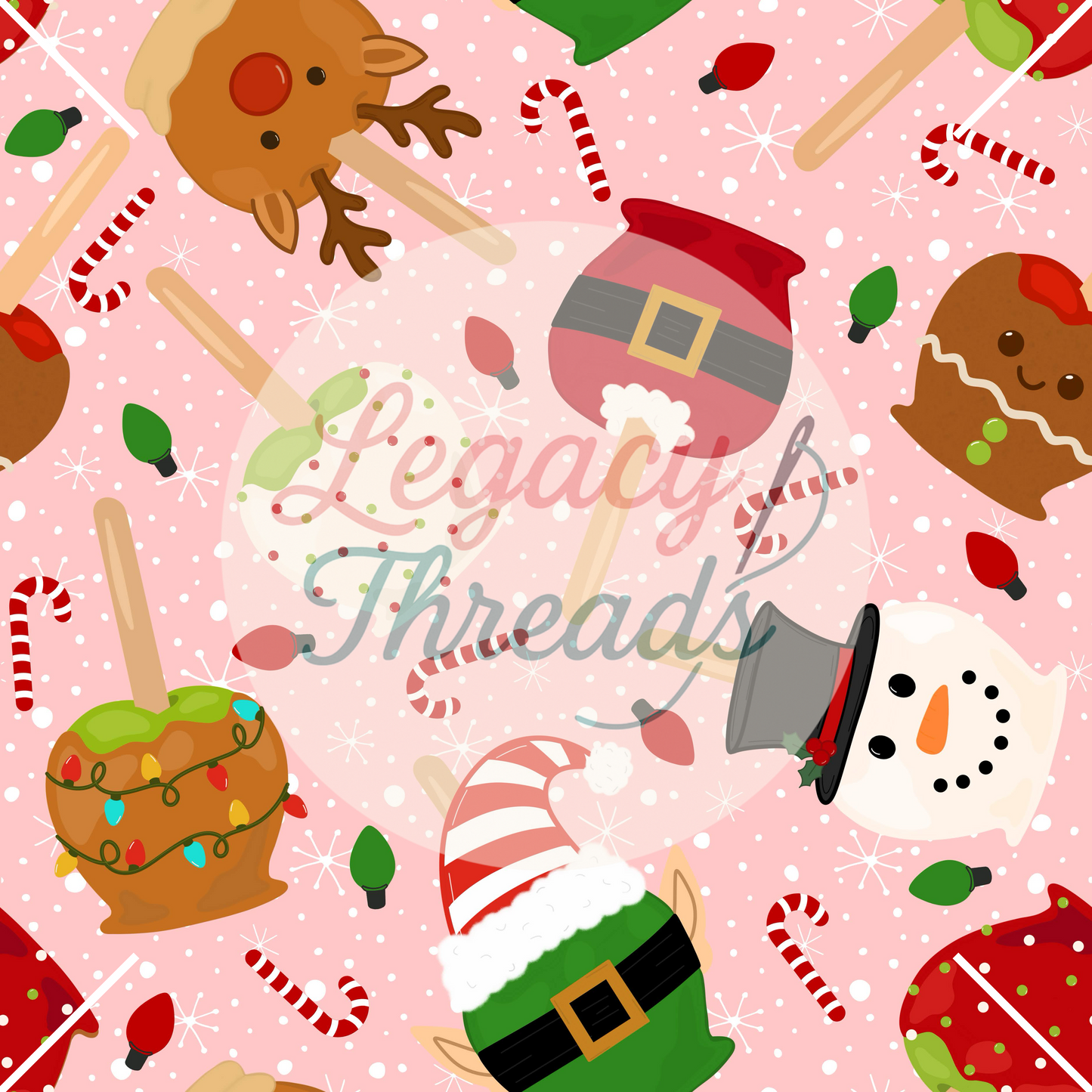 Christmas Caramel Apples (Variants)