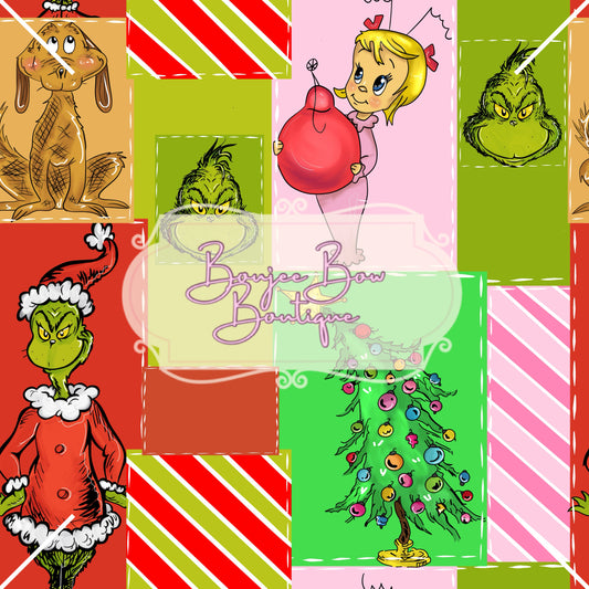 Grinch Patchwork