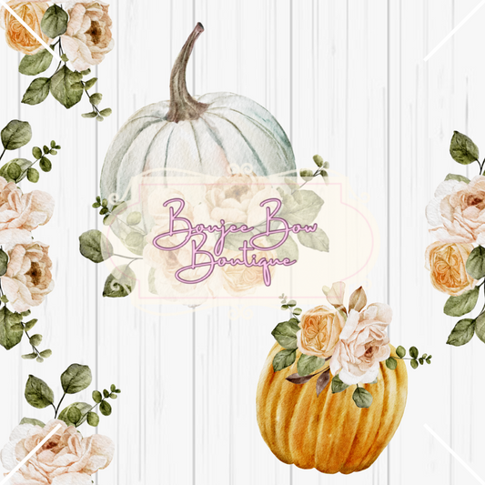 Floral Pumpkin