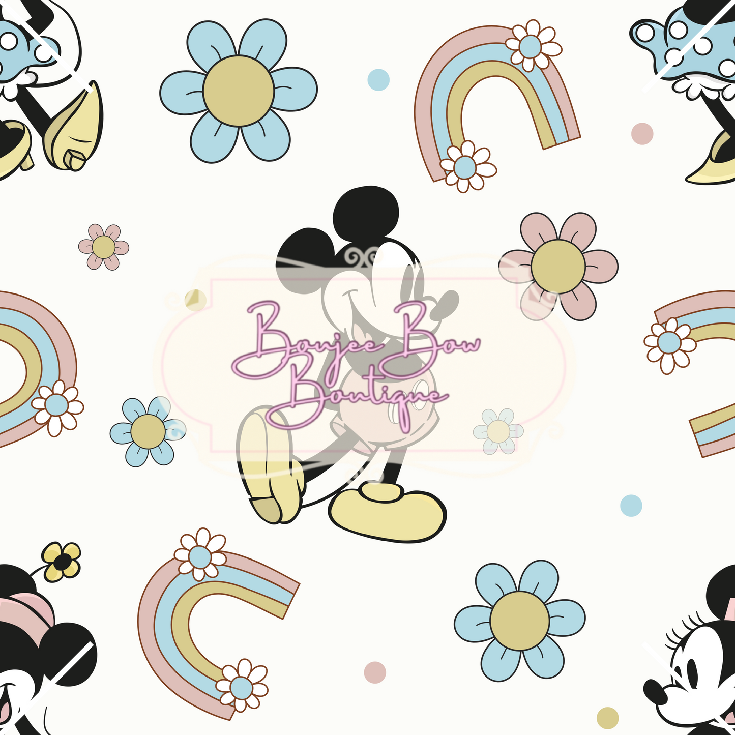 Floral Mickey