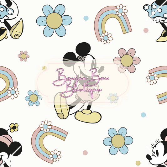 Floral Mickey